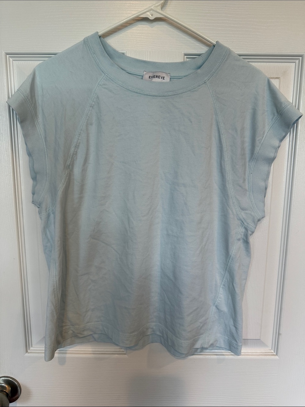 Evereve Light Blue Short Sleeve Tee